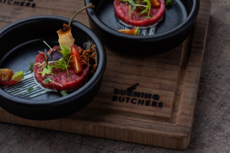 Burning Butchers Food